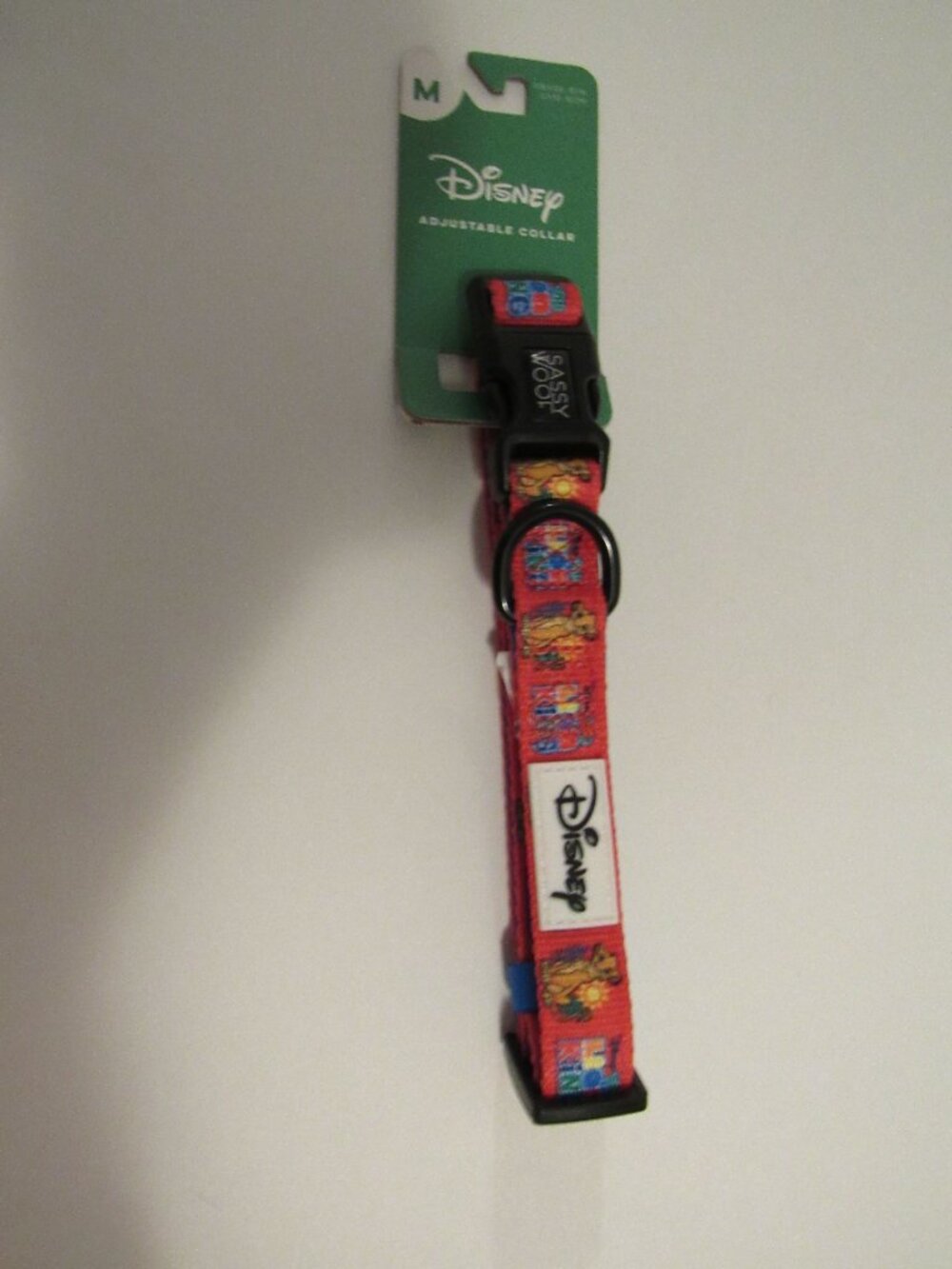 NEW AUTHENTIC MEDIUM SIZE DISNEY LION KING ADJUSTABLE DOG COLLAR